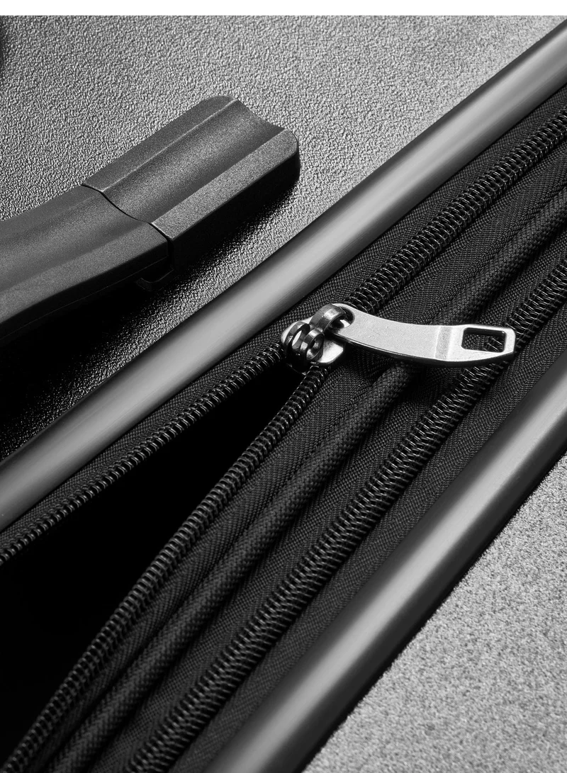 Jeep  JH004C 68 Cm 4-Double Wheeled Hardcase Expandable Check-In Luggage Trolley - Black  | Best Price UAE